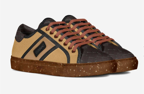 COGNAC VSOP — Sport-Luxe Low-Top Sneaker