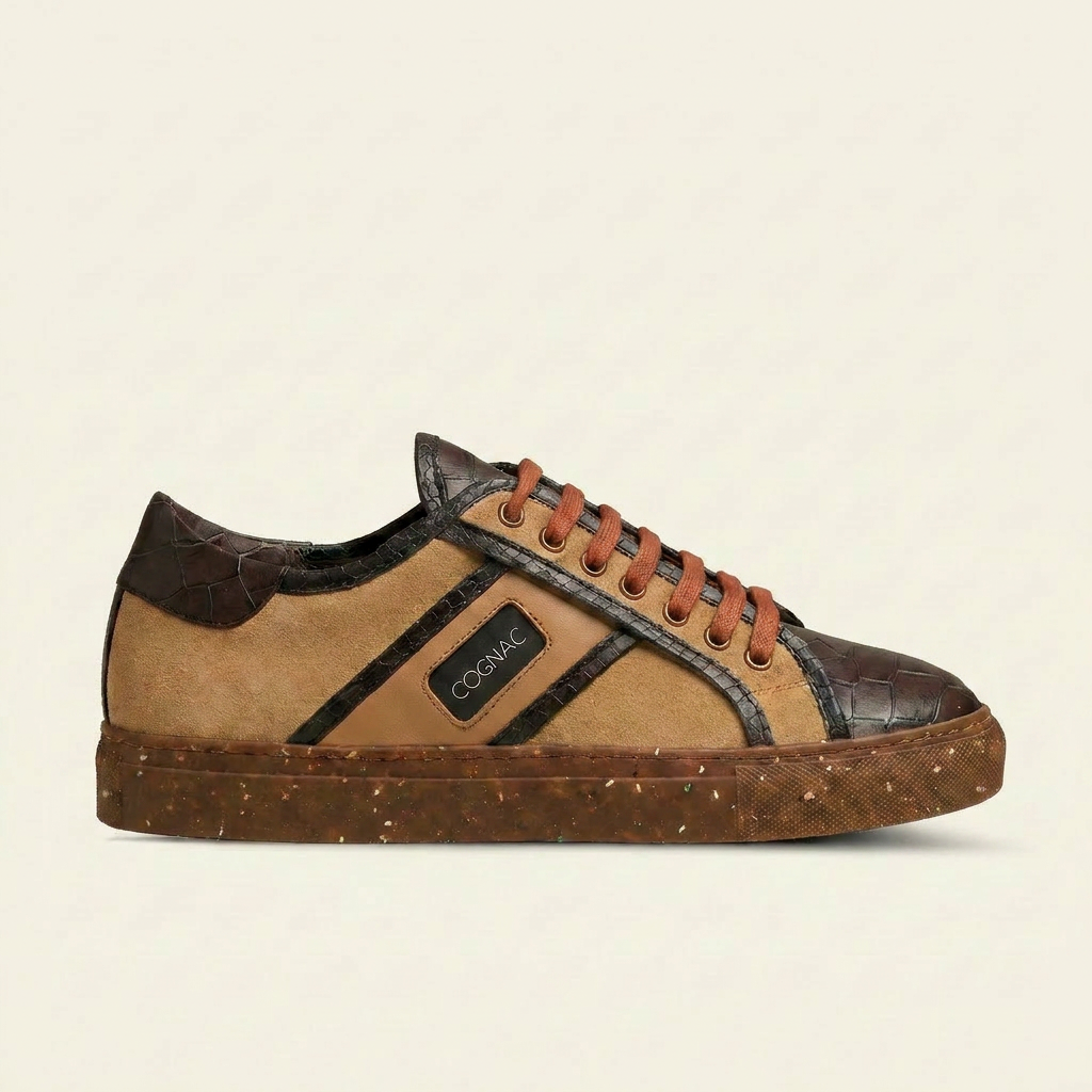 COGNAC VSOP — Sport-Luxe Low-Top Sneaker