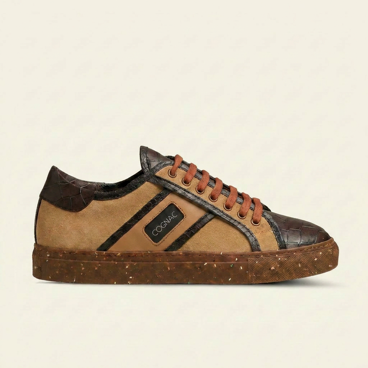 COGNAC VSOP — Sport-Luxe Low-Top Sneaker