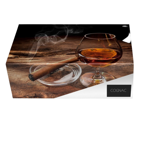 COGNAC XO — Statement High-Top Sneaker