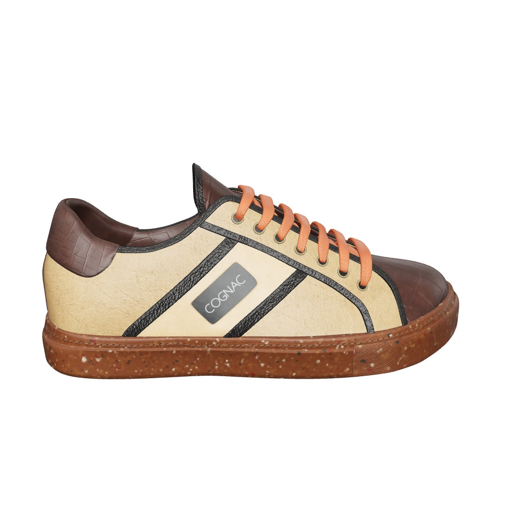 COGNAC VSOP — Sport-Luxe Low-Top Sneaker